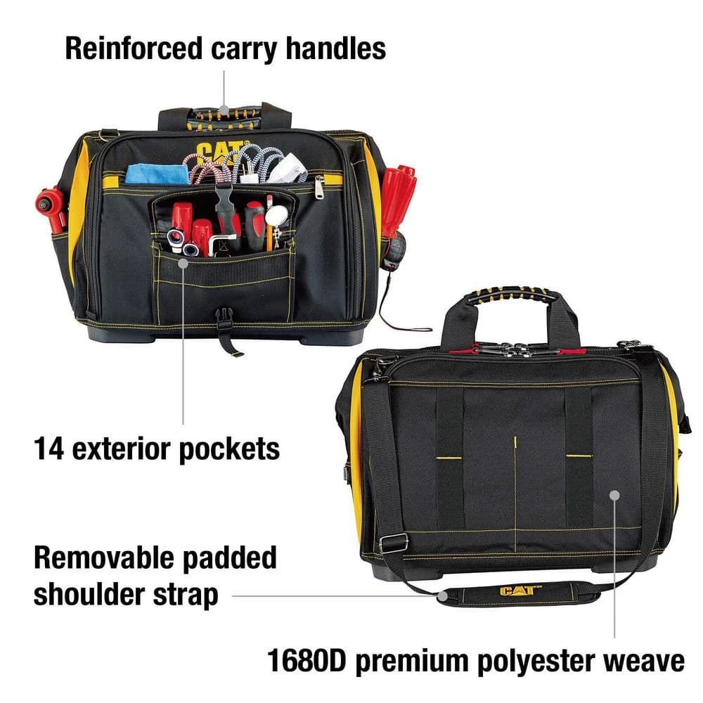 18 in. Pro Tool Bag by CAT - Image 2