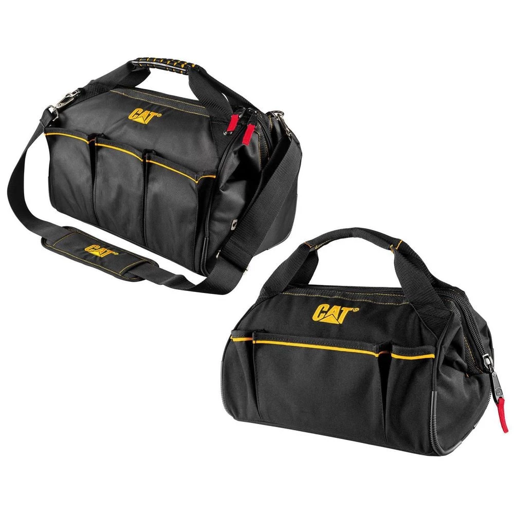 13 in. and 16 in. Wide Mouth Tool Bag Set (2-Piece) by CAT