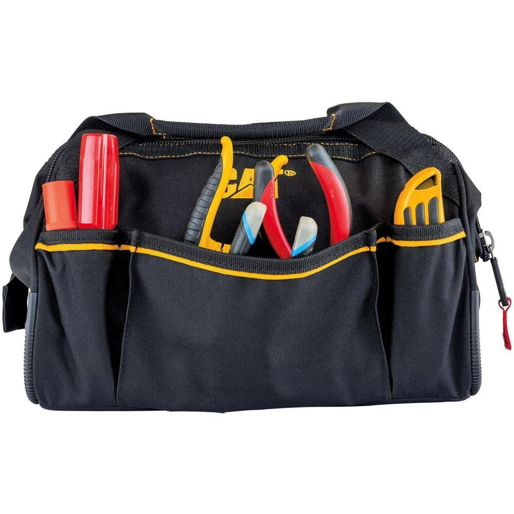 13 in. and 16 in. Wide Mouth Tool Bag Set (2-Piece) by CAT - Image 9