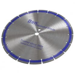 14 in. x 0.125 in. Blue Diamond Blade with Jumbo Segment by Bon Tool