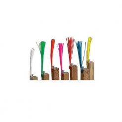 6 in. Wire Whiskers in Yellow (500-Pack) by Bon Tool