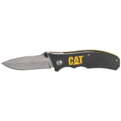2.375 in. Stainless Steel Straight Edge Drop Point Folding Knife by CAT