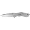 3 in. Stainless Steel Straight Edge Drop Point Folding Knife by CAT