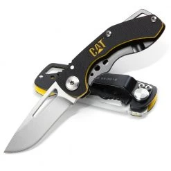 5 in. Drop Point Serrated Folding Knife by CAT