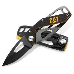 5.25 in. Skeleton Drop Point Folding Knife by CAT