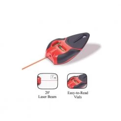 Pro Laser Nail Gripper Line Laser with Nail and Screw Grip by Kapro