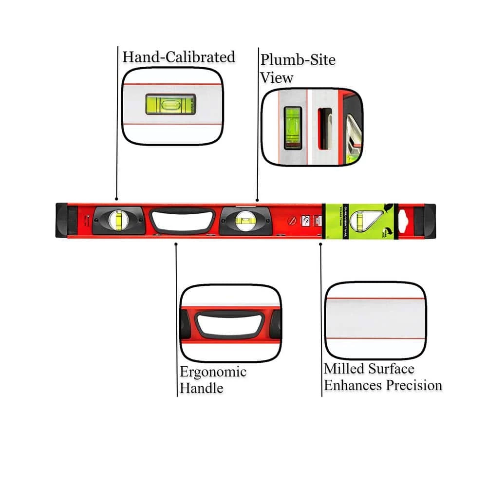 48 in. Aluminum I-Beam with Plumb Site by Kapro - Image 2