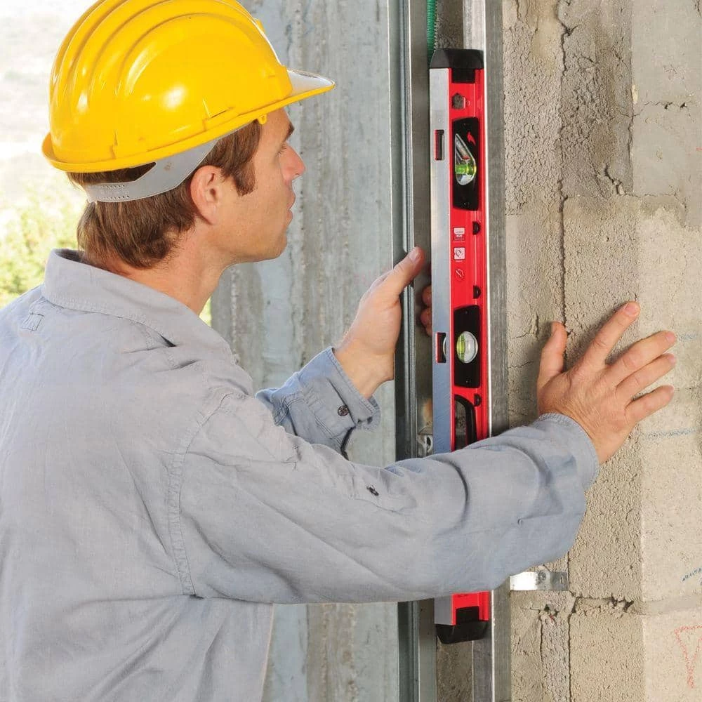 48 in. Magnetic Aluminum I-Beam with Plumb Site by Kapro - Image 7