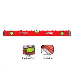 24 in. Exodus Professional Box Level with 45° vial and Ruler by Kapro