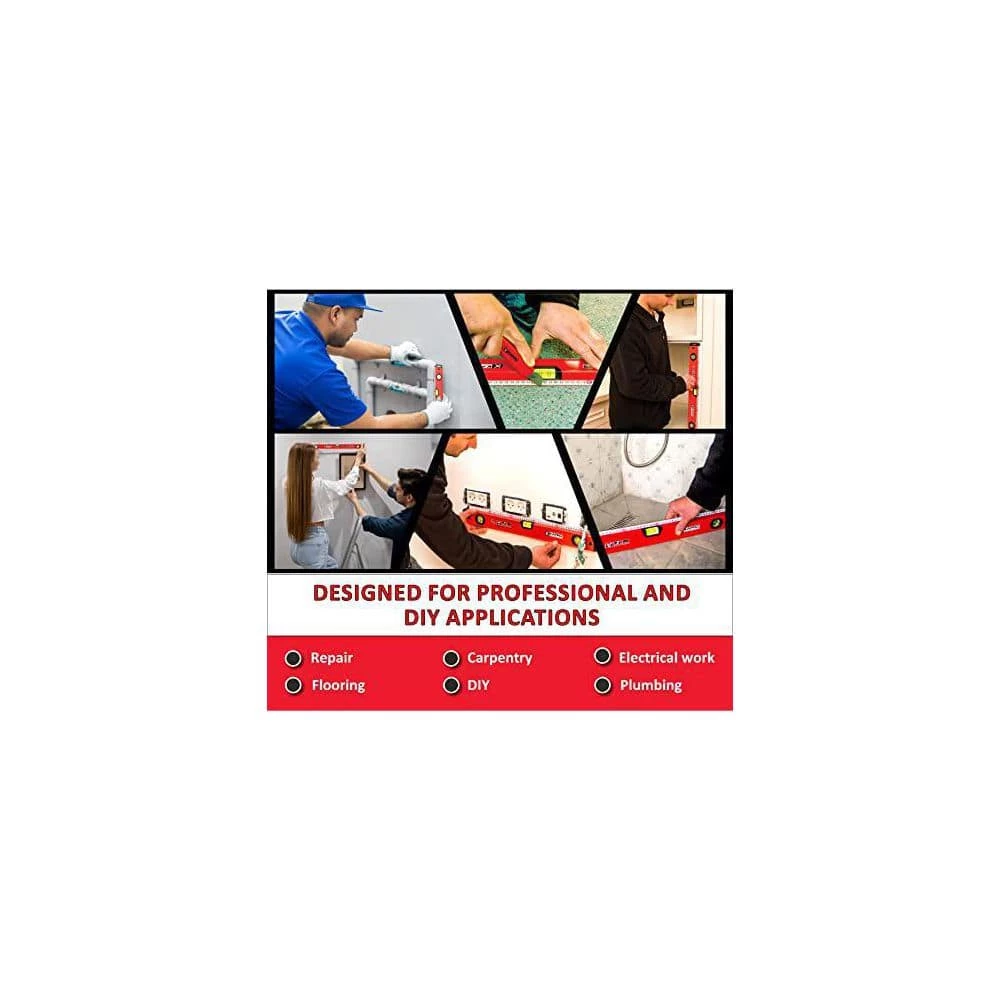 48 in. Exodus Professional Box Level with 45 Vial and Ruler by Kapro - Image 3