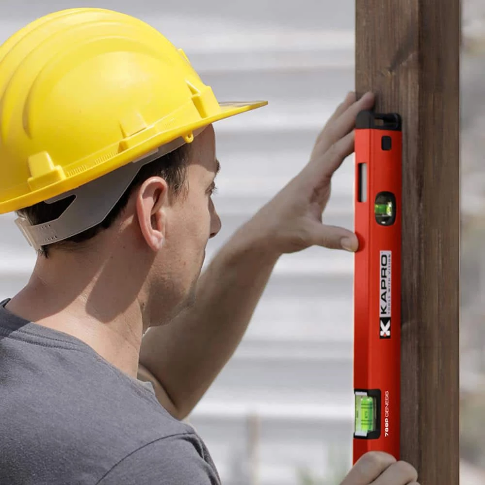 24 in. Magnetic Aluminum Box Level with Plumb Site by Kapro - Image 8