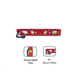 9 in. Magnetic Electrician Level with Plumb Site by Kapro