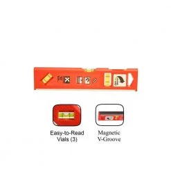 10 in. Magnetic Toolbox Level w/Plumb Site by Kapro