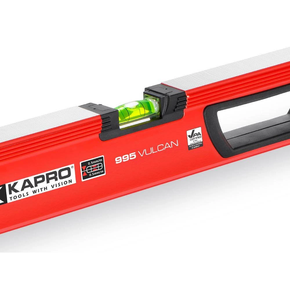 72 in. Vulcan Box Level with Magnified Vials and Plumb Site by Kapro - Image 6