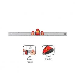 Pro Laser Set-A-Shelf 36 in. Set and Match with Laser Line and Stud Finder by Kapro
