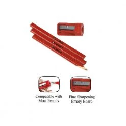 Sharpener and 3 Pencil Set by Kapro