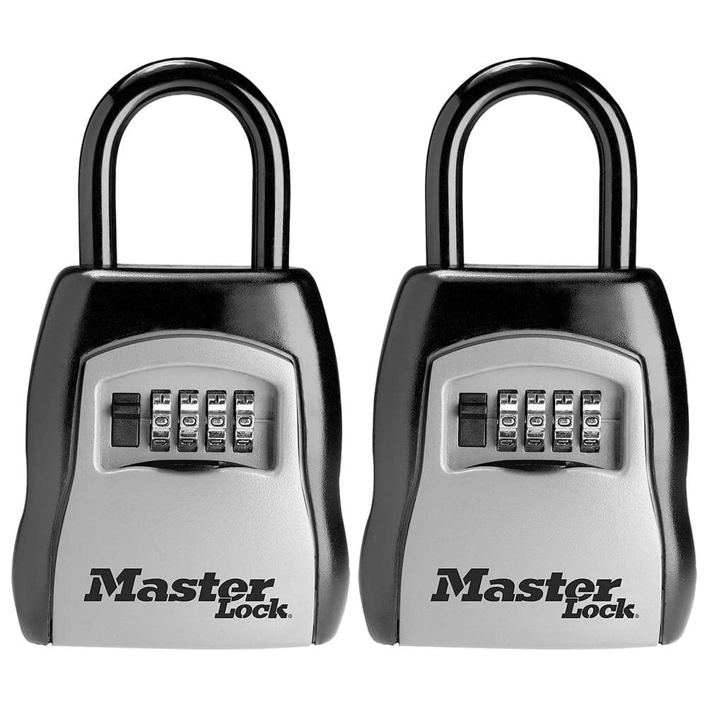 Lock Box, Resettable Combination Dials, 2 Pack by Master Lock