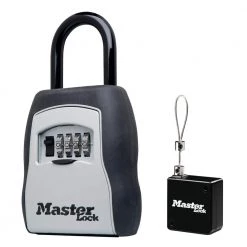 Set Your Own Combination Portable Lock Box and Retractable Key Tether by Master Lock