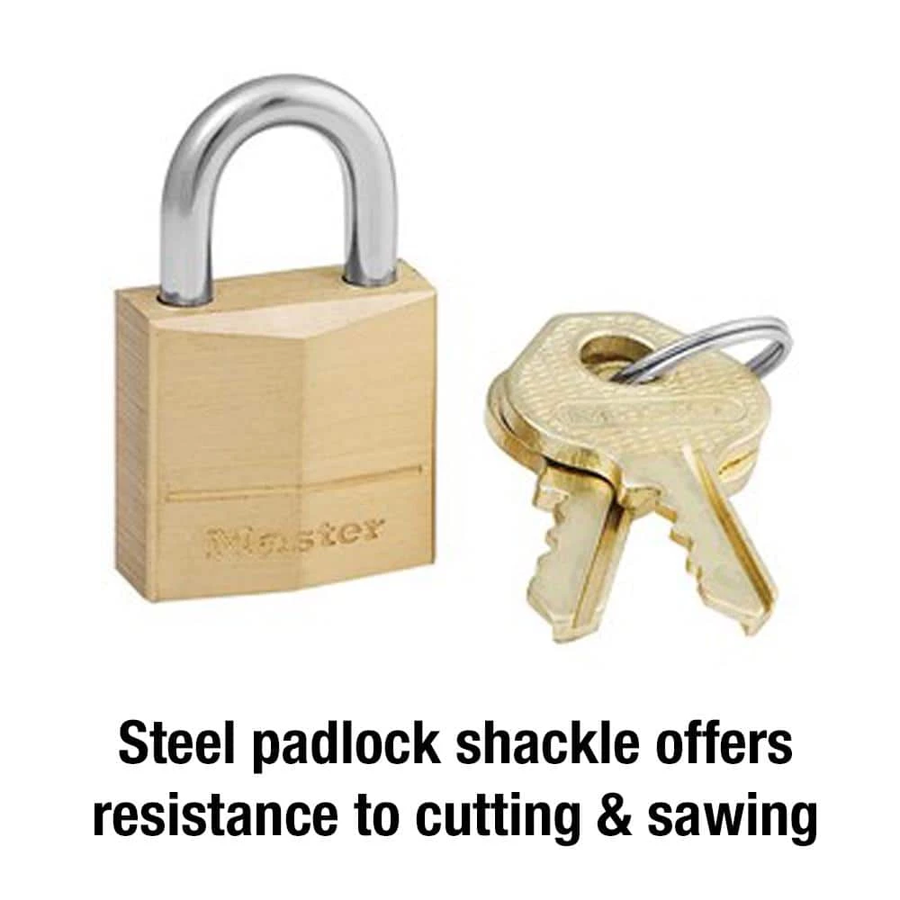 Lock with Key, 3/4 in. Wide by Master Lock - Image 4