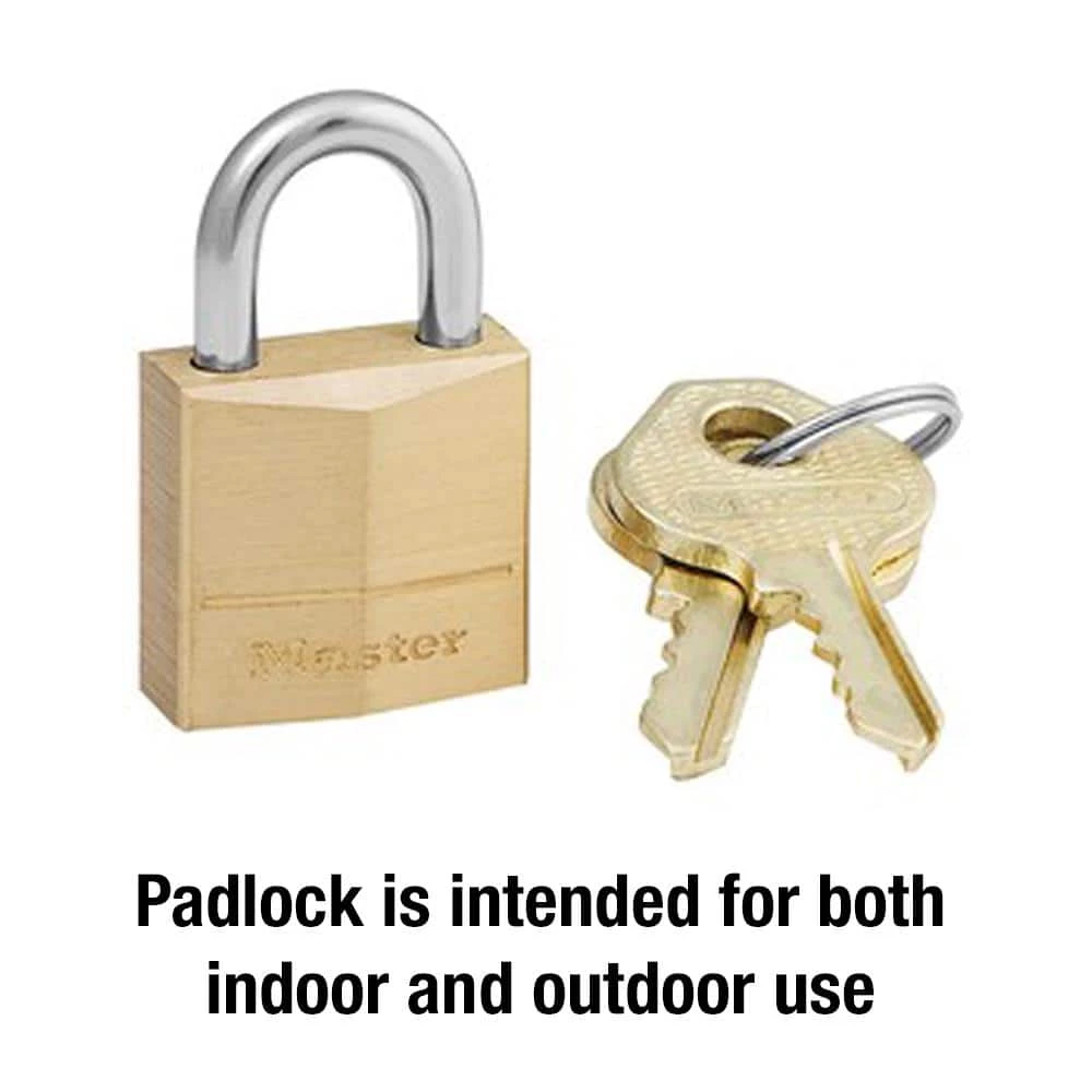Lock with Key, 3/4 in. Wide by Master Lock - Image 2