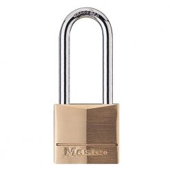 1-9/16 in. (40 mm) W Brass Outdoor Keyed Padlock, 140KALH, Keyed-Alike (12-Pack) by Master Lock