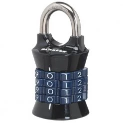 Combination Locker Lock, Resettable, Assorted Colors by Master Lock