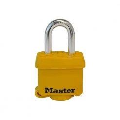 Outdoor Padlock with Key, 1-3/4 in. Wide by Master Lock