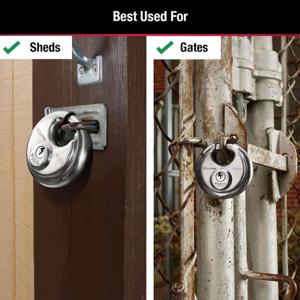 Outdoor Shrouded Padlock with Key by Master Lock - Image 5