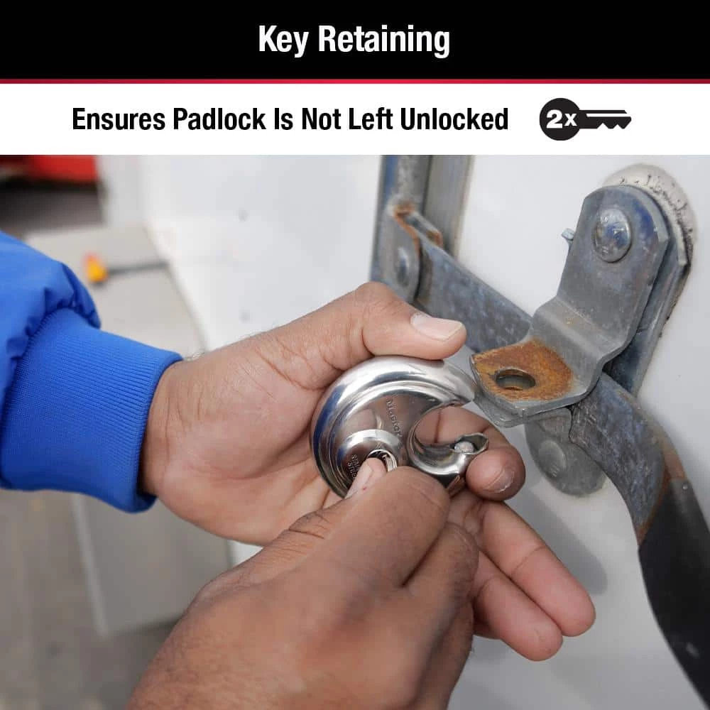 Outdoor Shrouded Padlock with Key by Master Lock - Image 6