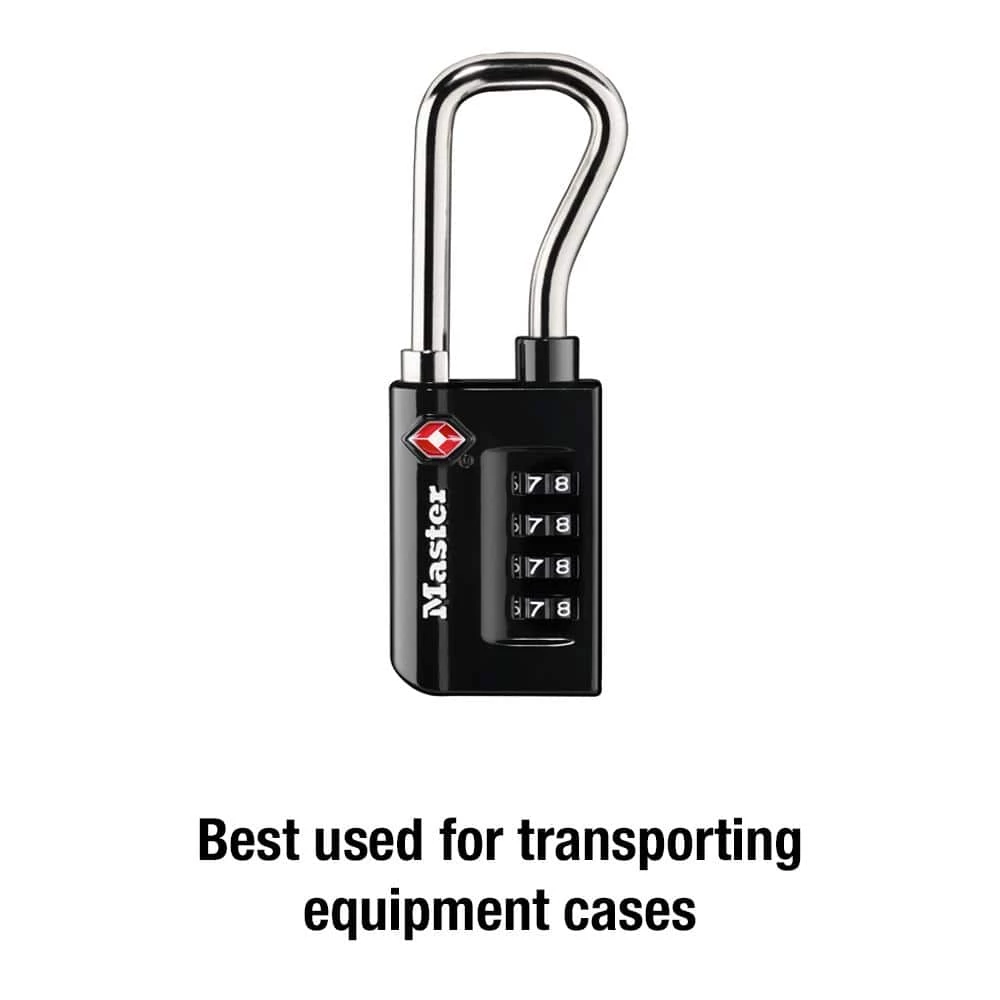 TSA Approved Combination Luggage Lock, Resettable, Extended Shackle by Master Lock - Image 3