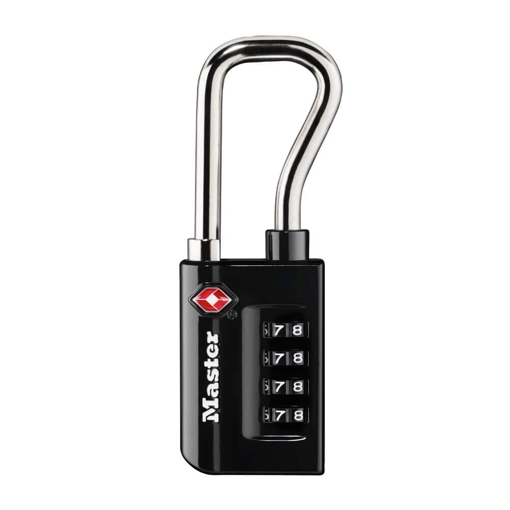 TSA Approved Combination Luggage Lock, Resettable, Extended Shackle by Master Lock
