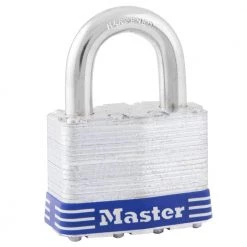 Outdoor Padlock with Key, 1-9/16 in. Wide by Master Lock