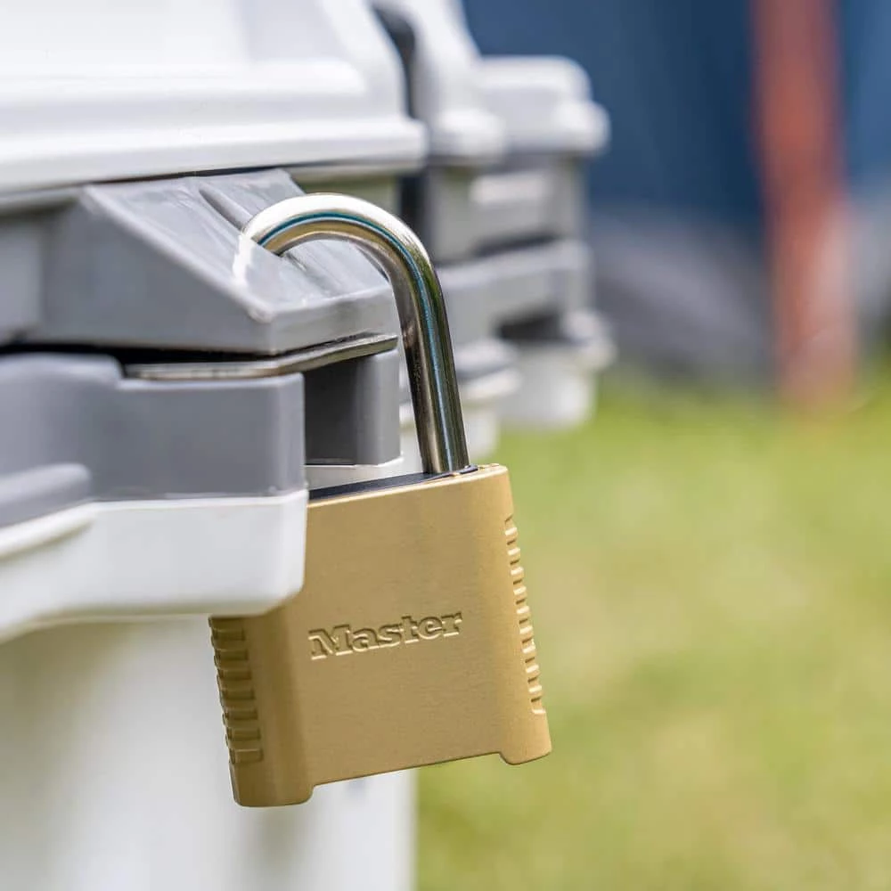 Outdoor Combination Lock, 1-1/2 in. Shackle, Resettable by Master Lock - Image 3