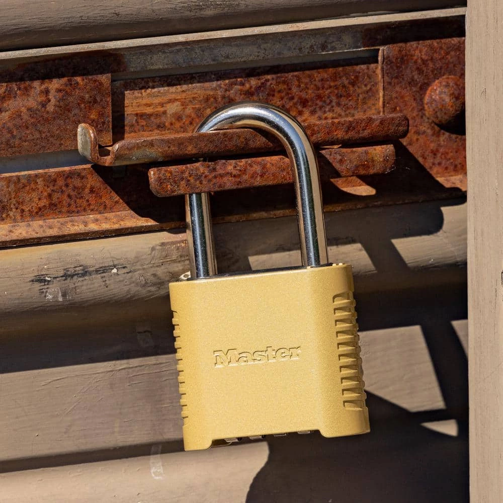 Outdoor Combination Lock, 1-1/2 in. Shackle, Resettable by Master Lock - Image 2