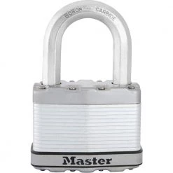 Heavy Duty Outdoor Padlock with Key, 2-1/2 in. Wide, 1-1/2 in. Shackle by Master Lock