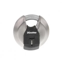 Heavy Duty Outdoor Shrouded Padlock with Key, 3-1/8 in. Wide by Master Lock