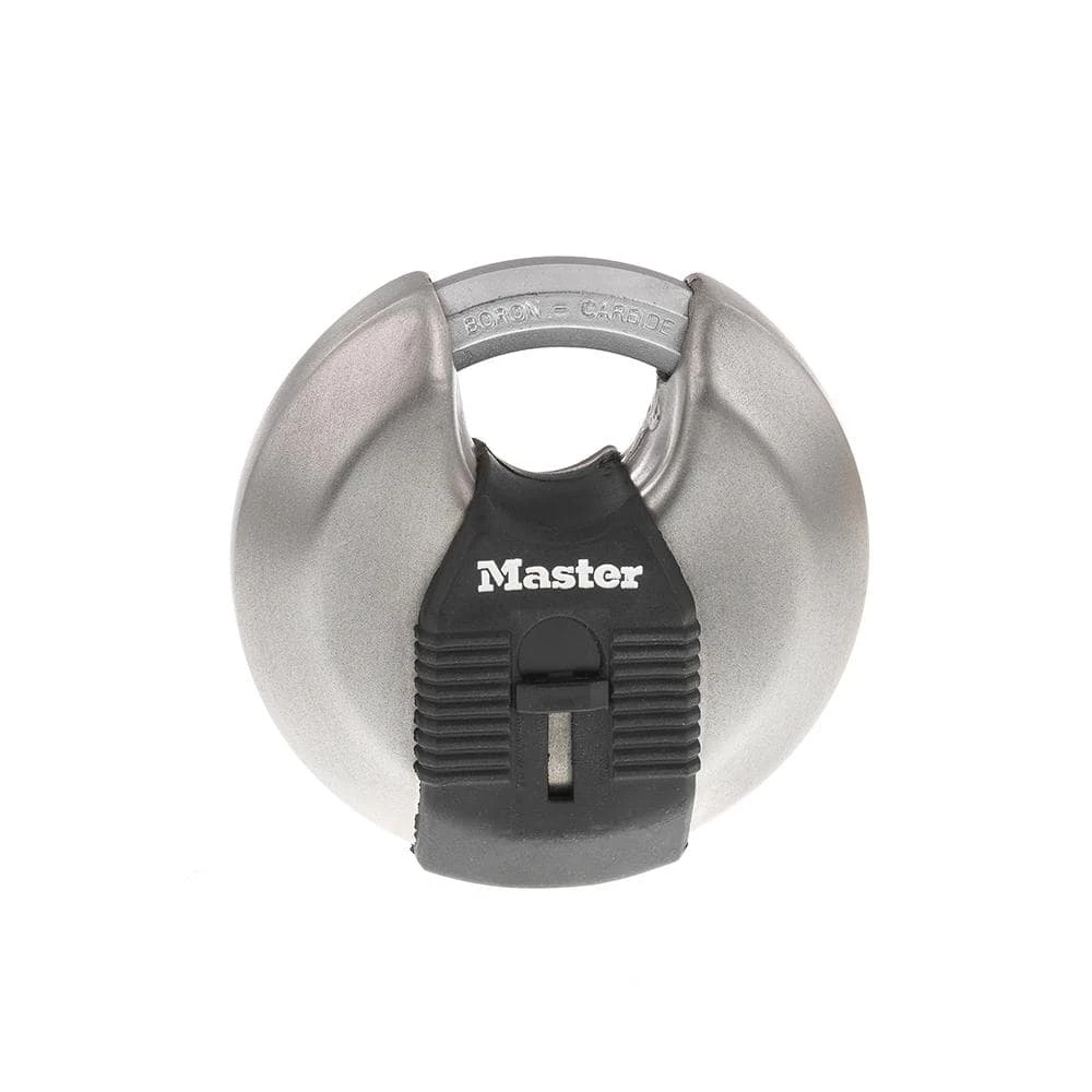 Heavy Duty Outdoor Shrouded Padlock with Key, 3-1/8 in. Wide by Master Lock