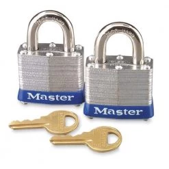 High Security Keyed Padlock (2-Pack) by Master Lock