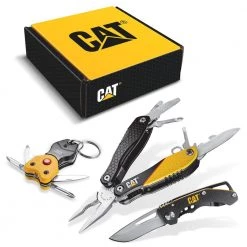 12-in-1 Multi-Tool, Knife and Multi-Tool Key Chain Gift Box Set (3-Piece) by CAT