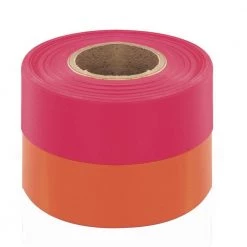 1-3/16 in. x 150 ft. Fluorescent Pink Flagging Tape (12-pack) by Bon Tool