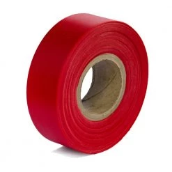 1-3/16 in. x 300 ft. Red Flagging Tape (12-pack) by Bon Tool