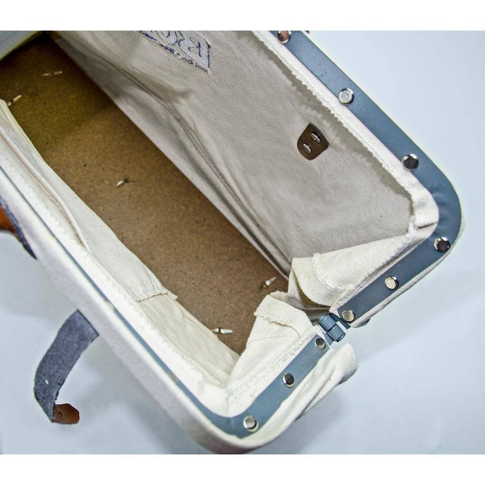 24 in. Canvas Tool Bag with Leather Bottom by Bon Tool - Image 4
