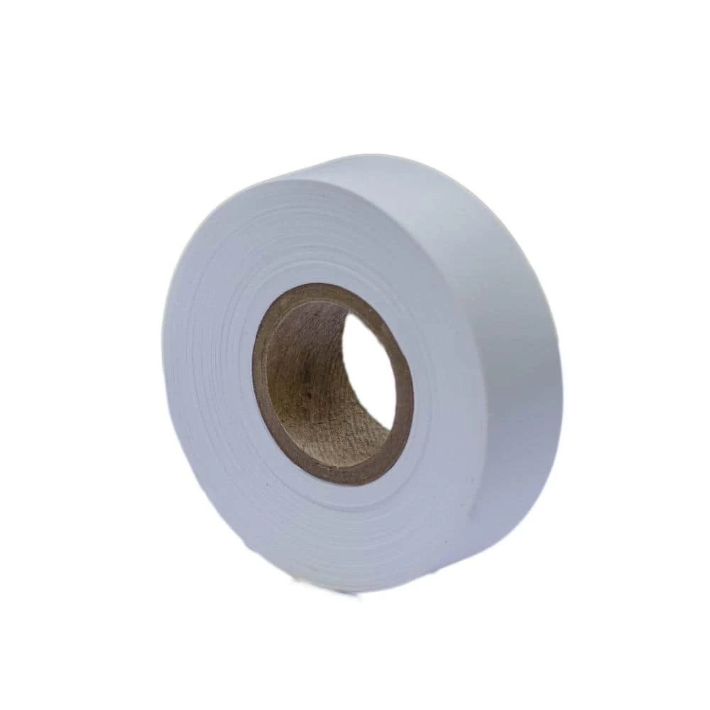 1-3/16 in. x 300 ft. White Flagging Tape (12-pack) by Bon Tool